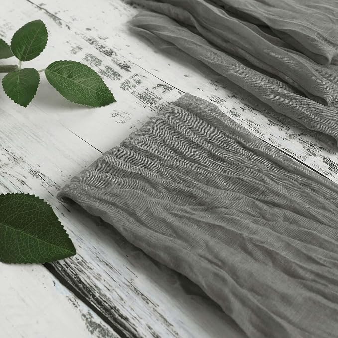 Efavormart 5 Pack 24"x19" Gray Matte Gauze Cheesecloth Napkins, Sleek Cotton - Image 6
