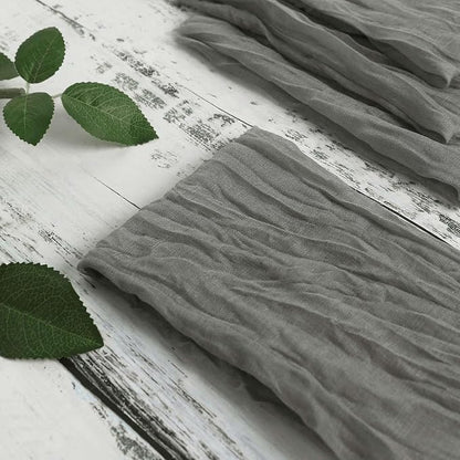 Efavormart 5 Pack 24"x19" Gray Matte Gauze Cheesecloth Napkins, Sleek Cotton - Image 6