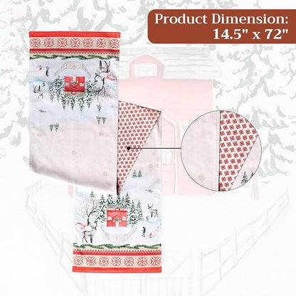 Maison d' Hermine Table Runner 100% Cotton 14.50" x 72" | Table Runners 72 - Image 7