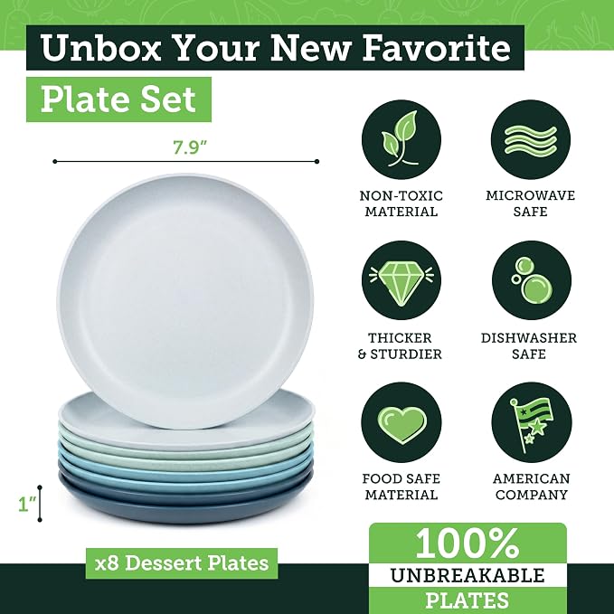 Grow Forward Premium Wheat Straw Plates - Image 3