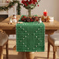 Artoid Mode Green Farmhouse Rustic Cotton Woven Table Runner, Seasonal by ArtoidMode