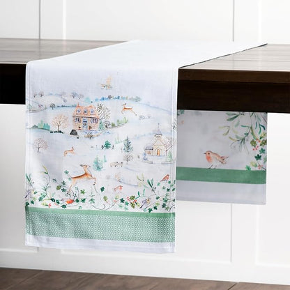 Maison d' Hermine Table Runner 100% Cotton 14.50" x 108" | Table Runners 108 - Image 8