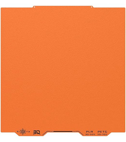 BIQU Cryogrip Pro Frostbite Matte Orange Cold Build Plate for Prusa XL 3D Printer 365x380.75MM Double-Sided Upgrade Room Temperature Print Removable Surface Platform
