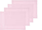 Solino Home Linen Placemats Set of 4 - Bubblegum Pink Placemats 14 x 19 Inch - 100% Pure Linen Table Mats for Valentines, Spring, Easter - Athena