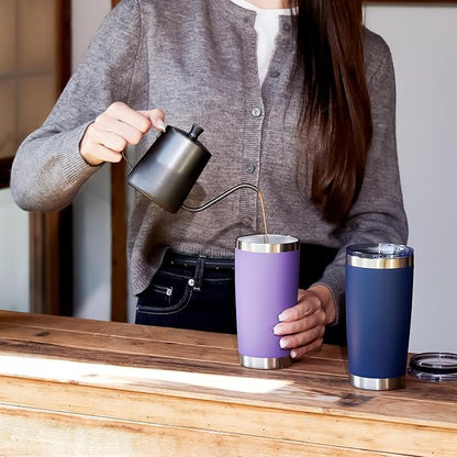 MEWAY 20oz Tumbler 12 Pack Double Wall Vacuum Insulated Travel Mug Bulk - Image 8