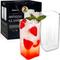 Kitchen Lux Square Drinking Glasses Set of 2 by KitchenLux