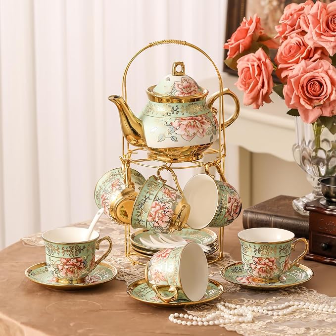 20 Pieces Porcelain Tea Set - Image 2