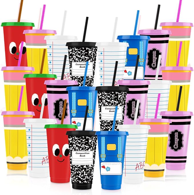 LemonRoad 24 Pcs Back to School Teacher Cups by Unknown