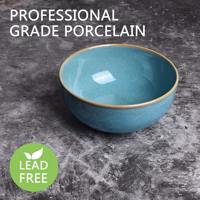 Ceramic Soup Bowl Set of 4, 24 Oz, Cereal Bowl - Image 3