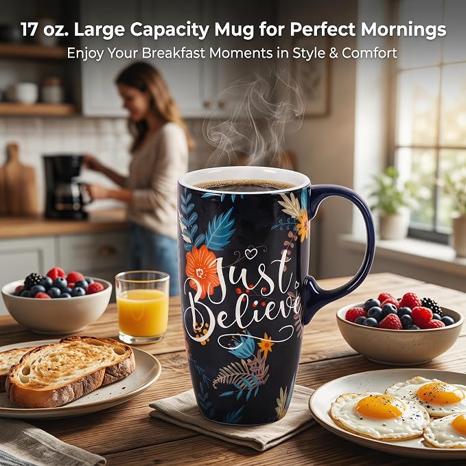 Topadorn 17oz Ceramic Travel Mug - Image 2