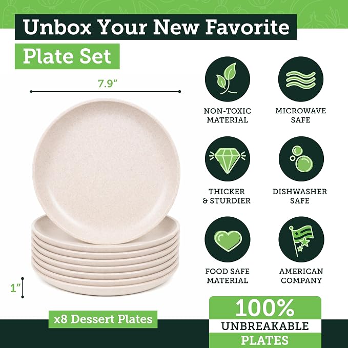Grow Forward Premium Wheat Straw Plates - Image 3