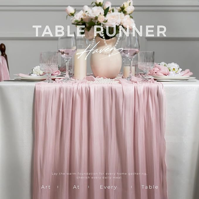 Leetaltree Dazzle Table Runner-Luxury Scarf Table Runner 120 Inch 10FT - Image 3