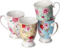 BTaT- Large Coffee Mugs, 12 oz, Floral Mugs by BrewToATea