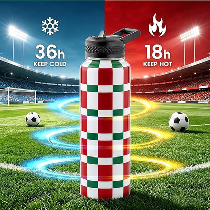 RAYMYLO Insulated Water Bottle 40 oz, Triple Wall Vacuum Stainless Steel | - Image 3