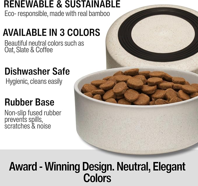 Loving Pets - Dolce Bamboo - Eco-Friendly Pet Bowls & Dishes - Image 3