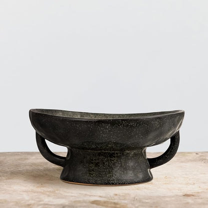 Creative Co-Op Stoneware Footed Pedestal Bowl - Image 6