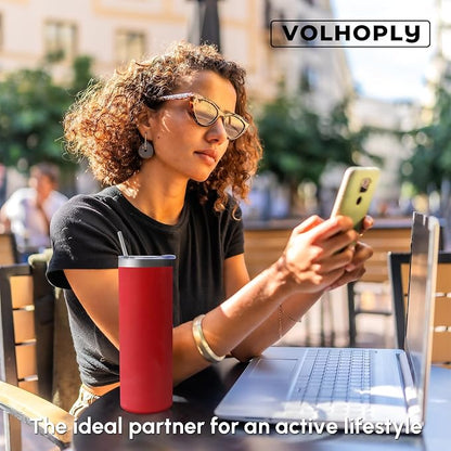 Volhoply 4 Pack Skinny Tumblers - Image 7