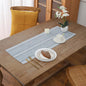 Gernaice 2PCS Boho Table Runner, Rustic Cotton Linen Farmhouse Table Runners by Gernaice