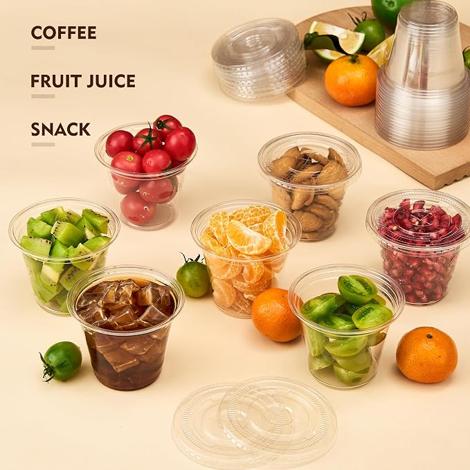 YEEHAW 9 oz 50 Pack Clear Plastic Cups - Image 7