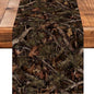 Camo Table Runner Seasonal Spring Fall Kitchen Dining Linen Table Decoration by Worltoldb
