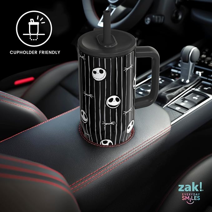 Zak Designs Nightmare Before Christmas 30oz Spill-Proof Insulated Tumbler | BPA - Image 7