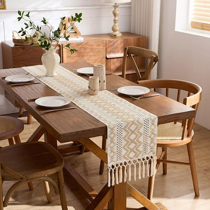 Baccessor Boho Macrame Table Runner - Image 9