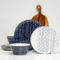 Bzyoo 12-Piece Melamine Dinnerware Set - Spidy | Lightweight, Durable, BPA-Free | Dishwasher Safe Dish Set for Indoor & Outdoor Use - Perfect for Camping, BBQs