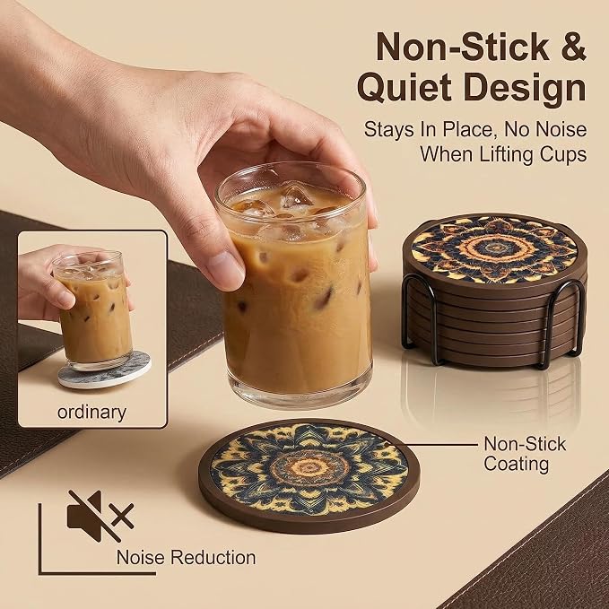 Absorbent Coasters for Drinks - Image 5