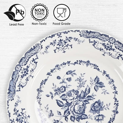 Dinner Plates, Ceramic Plates Set of 6, Kitchen Plates Microwave Safe, Kitchen - Image 4