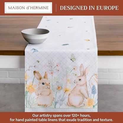 Maison d' Hermine Table Runner 100% Cotton 14.50" x 72" | Table Runners 72 - Image 2