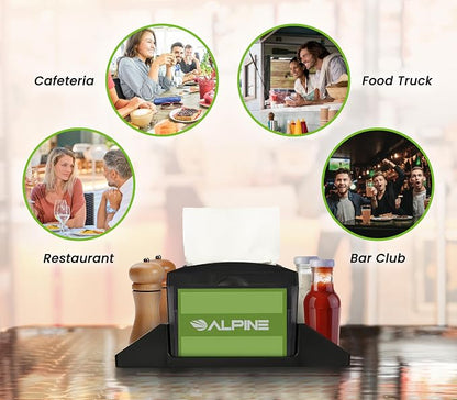 Alpine Tabletop Commercial Napkin Dispenser Restaurant Napkin Holder - Image 8