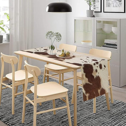 Cow Print Table Runner, 13x60 Inch - Image 3