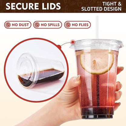 YEEHAW 20 oz. - 100 Pack Clear Plastic Cups - Image 3