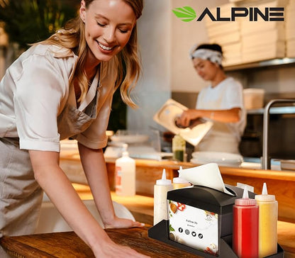 Alpine Tabletop Commercial Napkin Dispenser Restaurant Napkin Holder - Image 6