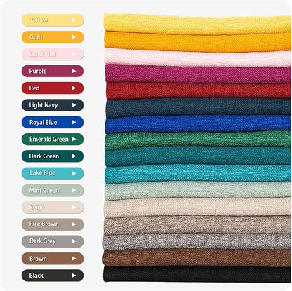 BALCONY & FALCON Rectangle Tablecloth Washable Wrinkle Resistant and Water Proof Table Cloth Decorative Linen Fabric Tablecloths for Dining Parties Kitchen Wedding and Outdoor Use (Golden, 47x63)