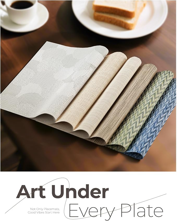Leetaltree Light Brown Placemats Set of 24 - Image 7