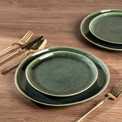 AmorArc Ceramic Dinner Plates Set of 6, 10.5 Inch Stoneware Plates Set | - Image 5