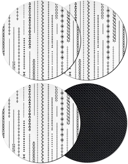 Modern Abstract Coasters Set of 4 Absorbent Coasters by Unknown