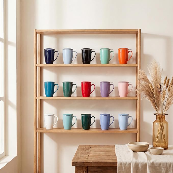 Sweese 15 OZ Porcelain Tea Mug - Image 8