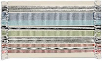 DII Variegated Tabletop Collection, Placemat Set3x19, Mediterranean, 6 Piece - Image 2