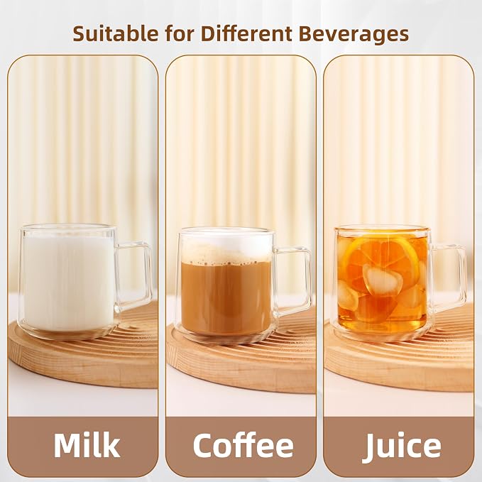 CNGLASS 12oz Double Walled Glass Tea Cup - Image 8