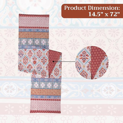 Maison d' Hermine Table Runner 100% Cotton 14.50" x 72" | Table Runners 72 - Image 7