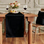 FOLINS&HOME Black Waterproof Decorative Table Runner 48 Inches Long | 210GSM by FOLINSHOME