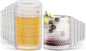 Hobnail Drinking Glasses Set of 12, 12 oz Highball Glassware & 10 oz Cocktail by Unknown