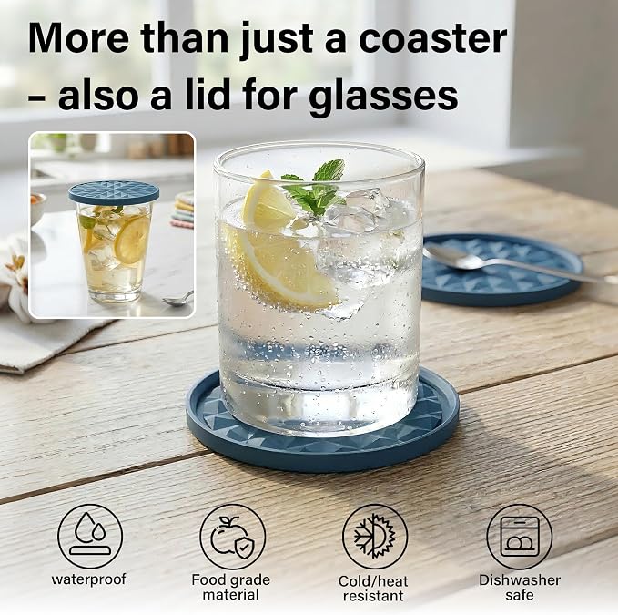 Silicone Drink Coasters Set of 4, Coaster - Image 5