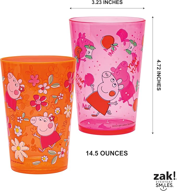 Zak Designs Peppa Pig Nesting Tumbler Set - Image 6