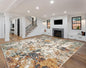 Keen Home Design Area Rugs - 9x12 Non-Shedding, Abstract Rugs for Kitchen, Living Room, Bedroom, Dining Room, Entryway - Size: 9'2" x 11'11", Multi