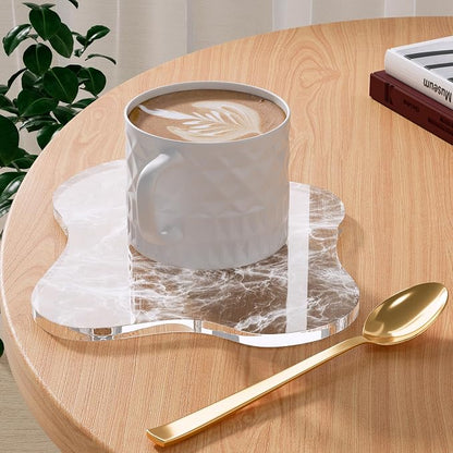 Acrylic Coaster Decorative Plates, Irregular Bar Drink Coaster by Leadiy