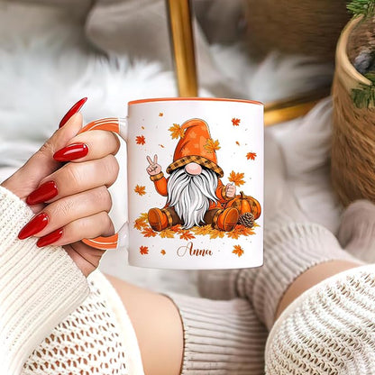 Hyturtle Personalized Fall Gnome Mug - Image 5