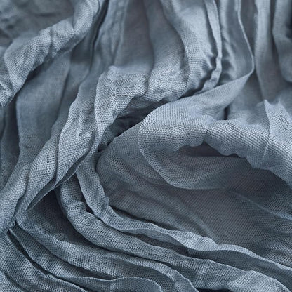 Asee'm 12pcs Dusty Blue Cheesecloth Table Runner Summer 10FT Gauze Rustic | - Image 5